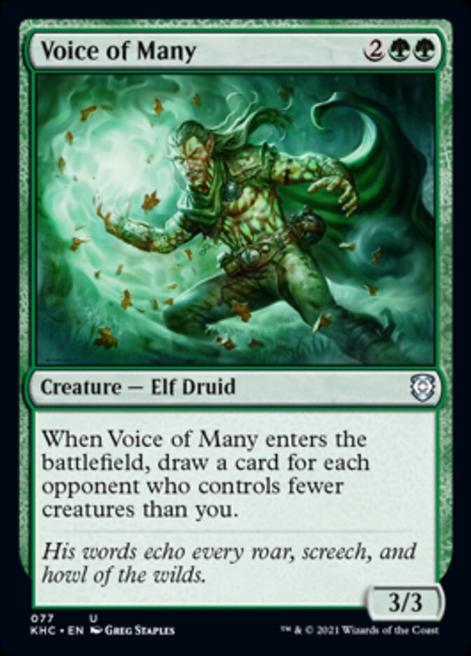 Voice of Many [Kaldheim Commander] 