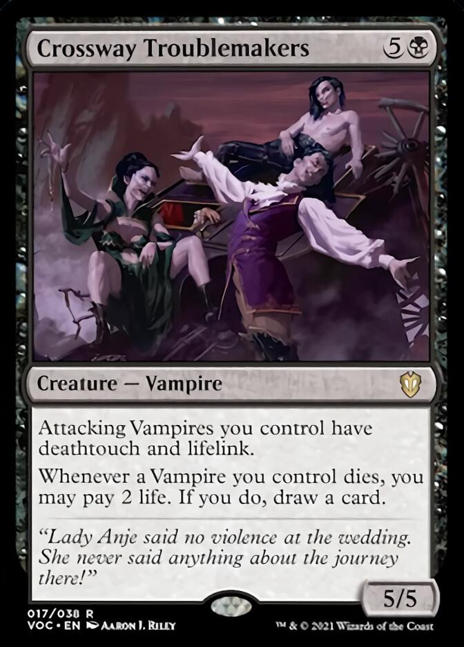 Crossway Troublemakers [Innistrad: Crimson Vow Commander] 