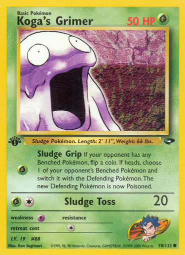 Koga's Grimer (78/132) [Gym Challenge 1st Edition] 