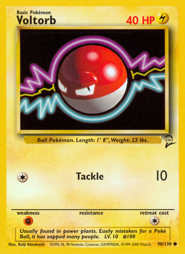 Voltorb (98/130) [Base Set 2] 