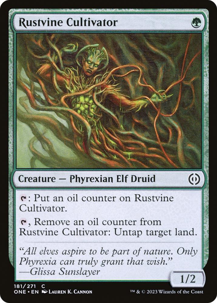 Rustvine Cultivator [Phyrexia: All Will Be One] 