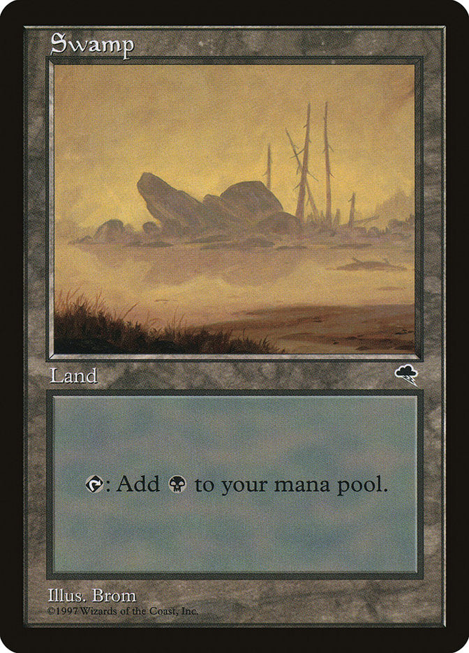 Swamp (Large Jutting Stone) [Tempest] 