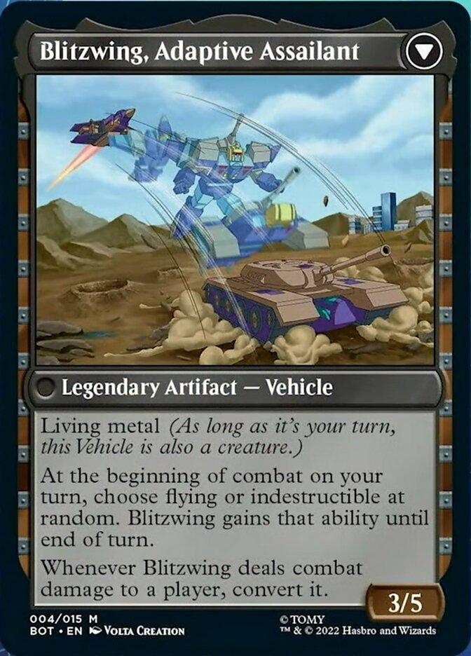 Blitzwing, Cruel Tormentor // Blitzwing, Adaptive Assailant [Transformers] 