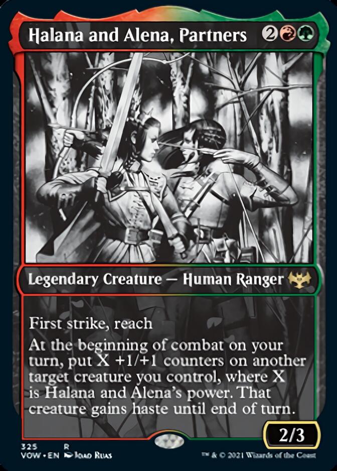 Halana and Alena, Partners (Showcase Eternal Night) [Innistrad: Crimson Vow] 