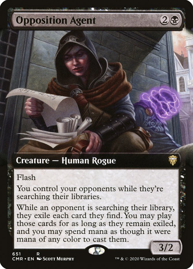 Opposition Agent (Extended Art) [Commander Legends] 