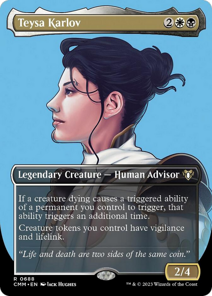 Teysa Karlov (Borderless Profile) [Commander Masters] 