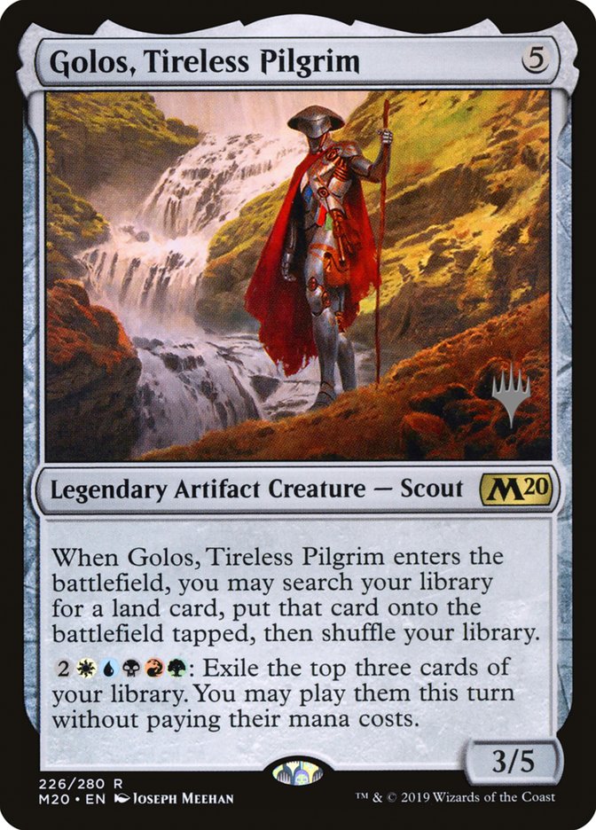 Golos, Tireless Pilgrim (Promo Pack) [Core Set 2020 Promos] 