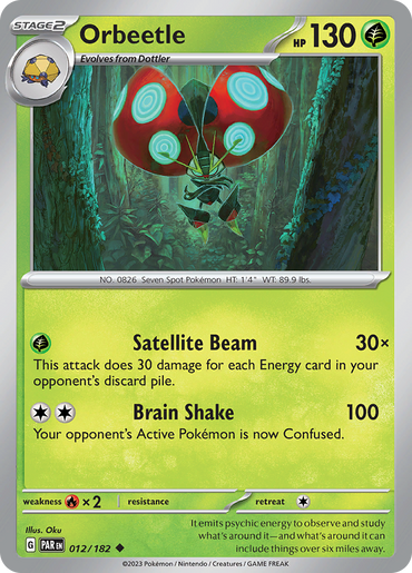 Orbeetle (012/182) [Scarlet &amp; Violet: Paradox Rift] 