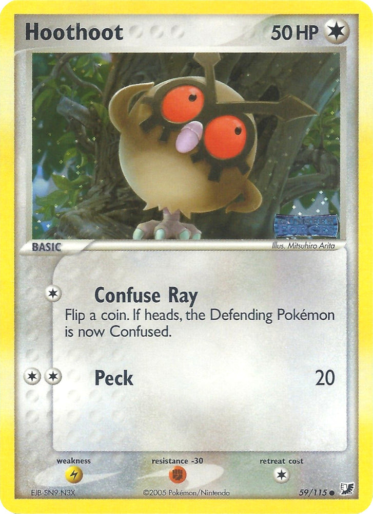 Hoothoot (59/115) (Stamped) [EX: Unseen Forces] 