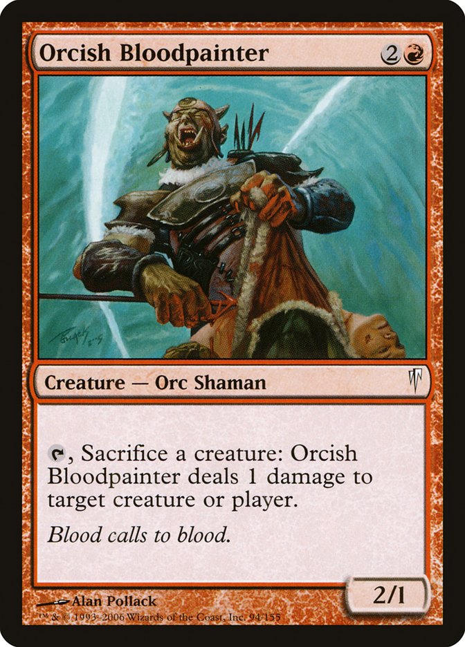 Orcish Bloodpainter [Coldsnap] 