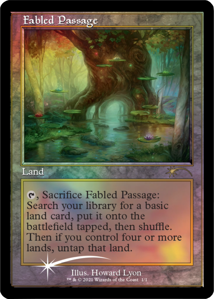 Fabled Passage (Promo) [Wizards Play Network 2021] 