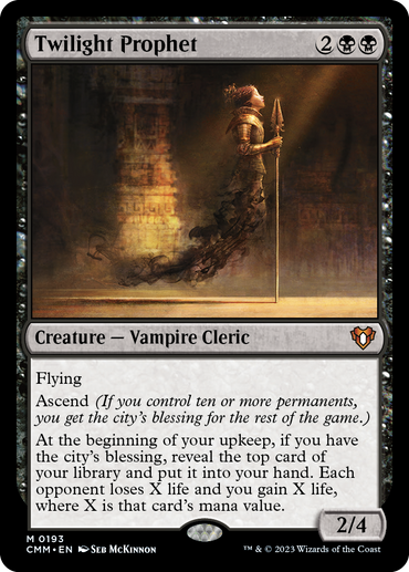 Twilight Prophet [Commander Masters] 