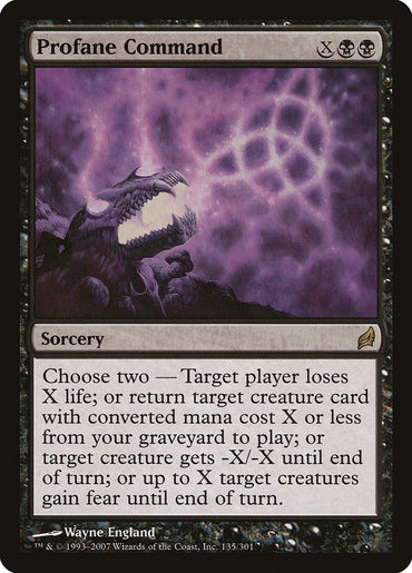 Profane Command [Lorwyn] 