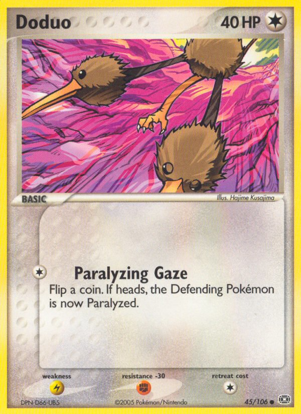Doduo (45/106) [EX: Emerald] 