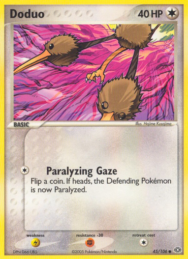 Doduo (45/106) [EX: Emerald] 