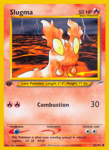 Slugma (82/105) [Neo Destiny 1st Edition] 