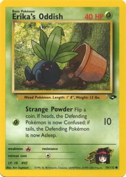 Erika's Oddish (70/132) [Gym Challenge Unlimited] 