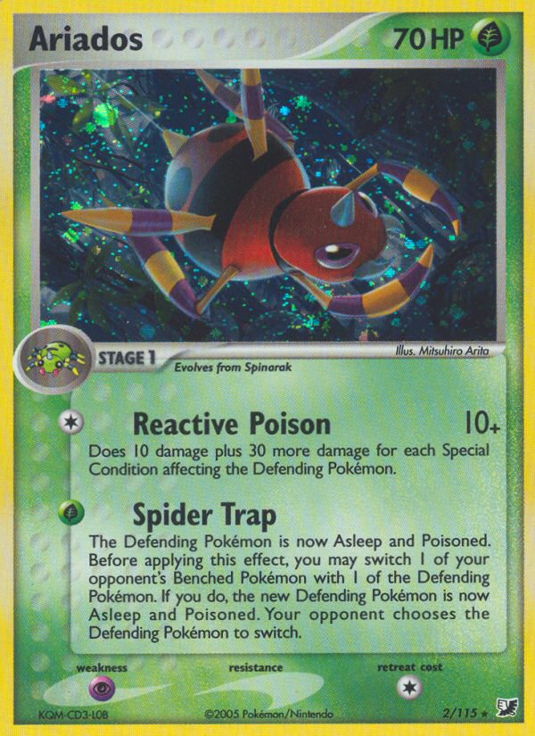 Ariados (2/115) [EX: Unseen Forces] 