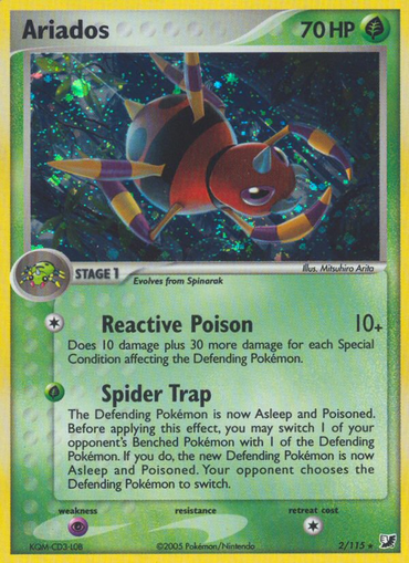 Ariados (2/115) [EX: Unseen Forces] 