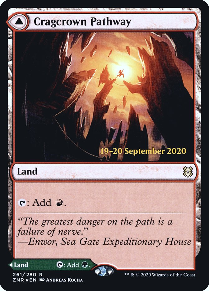 Cragcrown Pathway // Timbercrown Pathway [Zendikar Rising Prerelease Promos] 