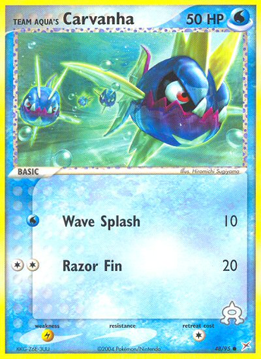 Team Aqua's Carvanha (48/95) [EX: Team Magma vs Team Aqua] 