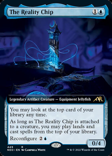 The Reality Chip (Extended Art) [Kamigawa: Neon Dynasty] 