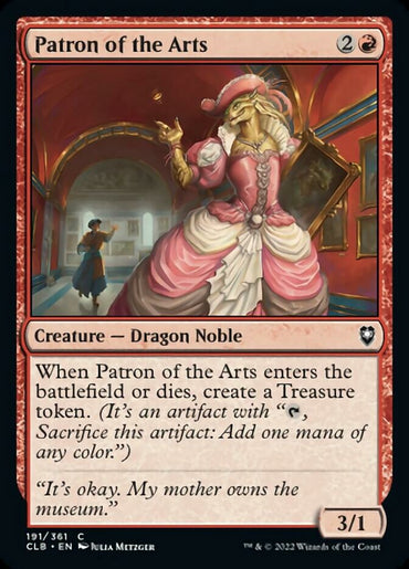 Patron of the Arts [Commander Legends: Battle for Baldur's Gate] 