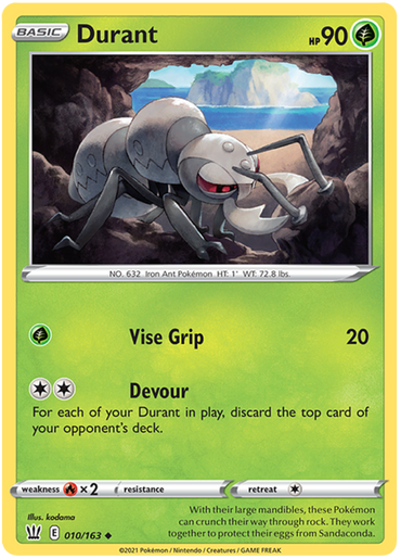 Durant (010/163) [Sword &amp; Shield: Battle Styles] 