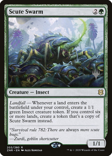 Scute Swarm (Promo Pack) [Zendikar Rising Promos] 