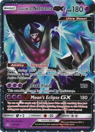 Dawn Wings Necrozma GX (63/156) (Jumbo Card) [Sun &amp; Moon: Ultra Prism] 