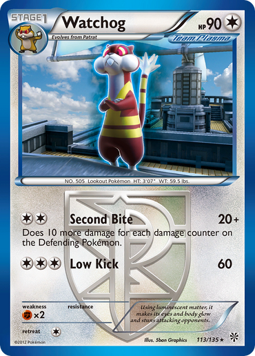 Watchog (113/135) [Black &amp; White: Plasma Storm] 