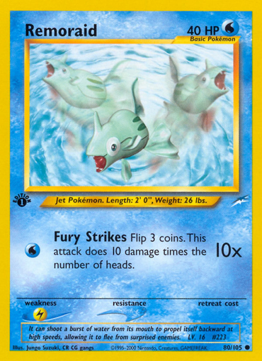 Remoraid (80/105) [Neo Destiny 1st Edition] 