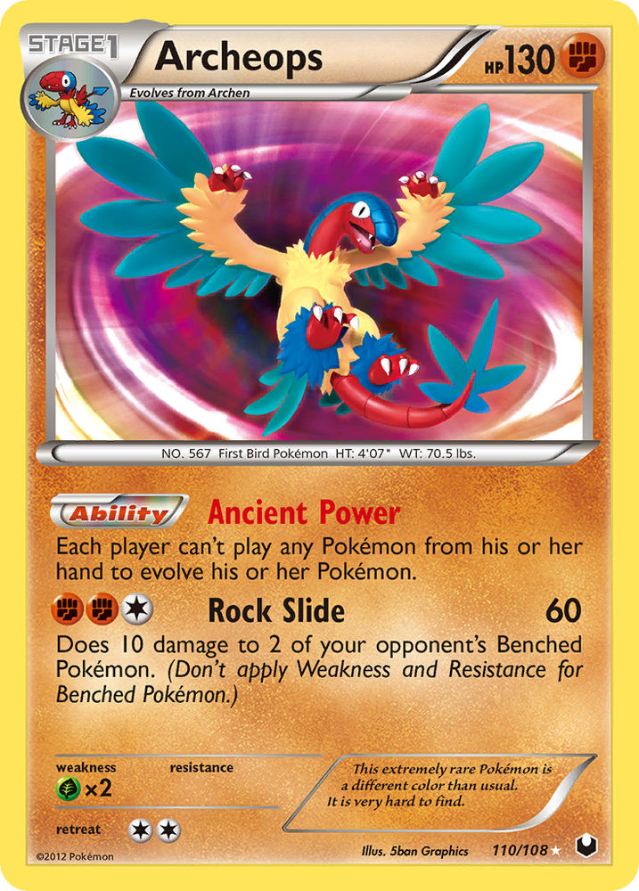 Archeops (110/108) [Black &amp; White: Dark Explorers] 