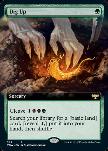 Dig Up (Extended Art) [Innistrad: Crimson Vow] 