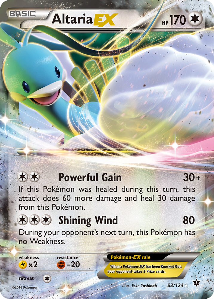 Altaria EX (83/124) [XY: Fates Collide] 