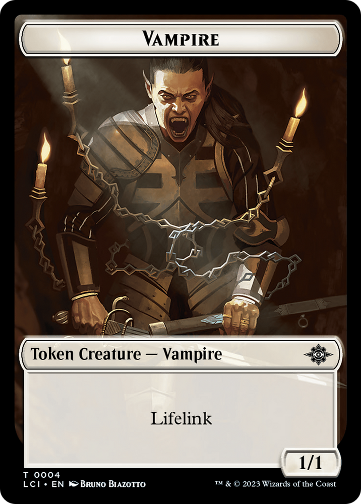 City's Blessing // Vampire (0004) Double-Sided Token [The Lost Caverns of Ixalan Commander Tokens] 