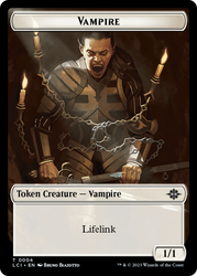 City's Blessing // Vampire (0004) Double-Sided Token [The Lost Caverns of Ixalan Commander Tokens] 