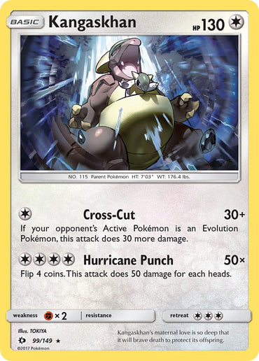 Kangaskhan (99/149) (Theme Deck Exclusive) [Sun &amp; Moon: Base Set] 