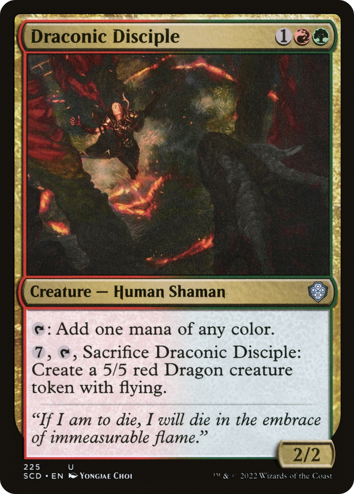 Draconic Disciple [Starter Commander Decks] 