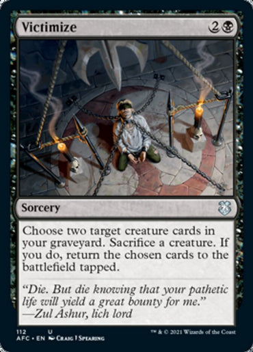 Victimize [Dungeons &amp; Dragons: Adventures in the Forgotten Realms Commander] 