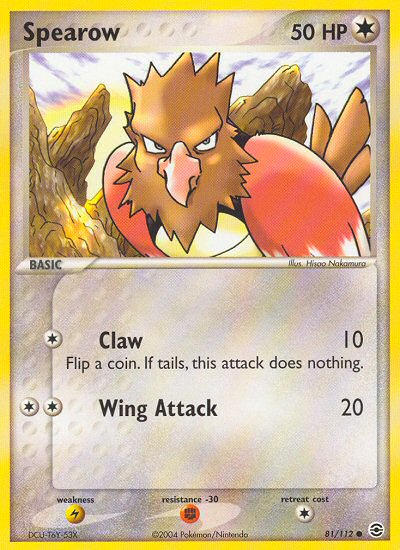 Spearow (81/112) [EX: FireRed &amp; LeafGreen] 