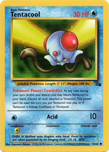 Tentacool (56/62) [Fossil Unlimited] 