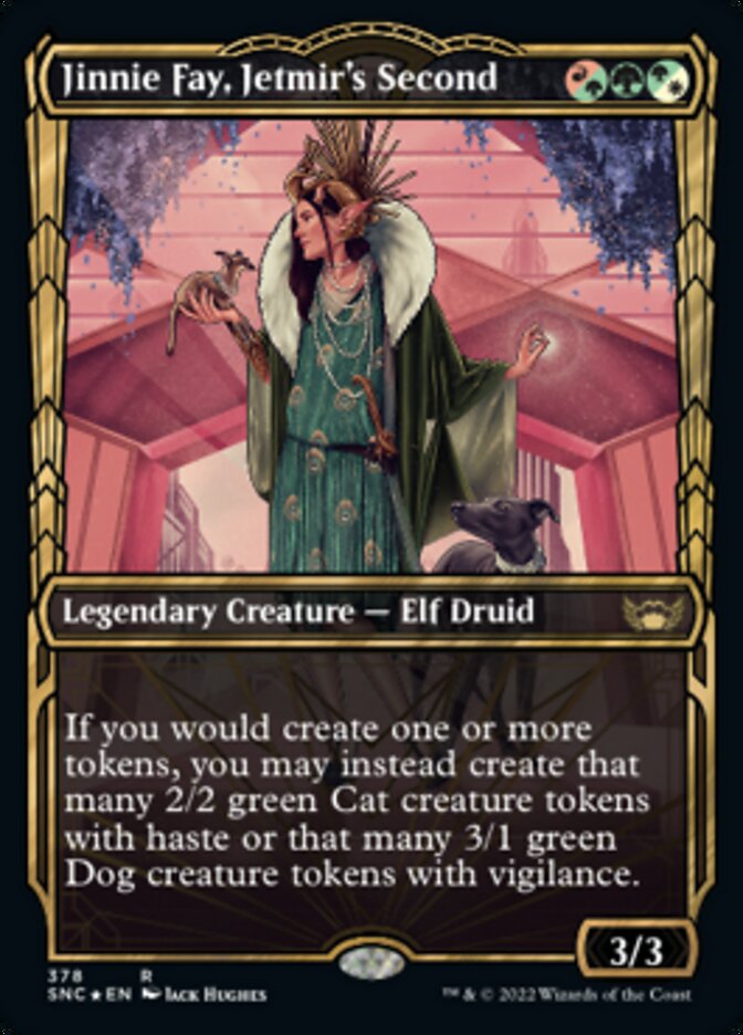 Jinnie Fay, Jetmir's Second (Showcase Golden Age Gilded Foil) [Streets of New Capenna] 