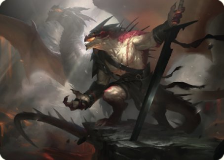 Rivaz of the Claw Art Card [Dominaria United Art Series] 