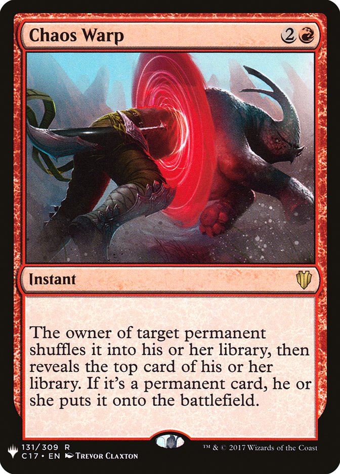 Chaos Warp (C17) [The List] 