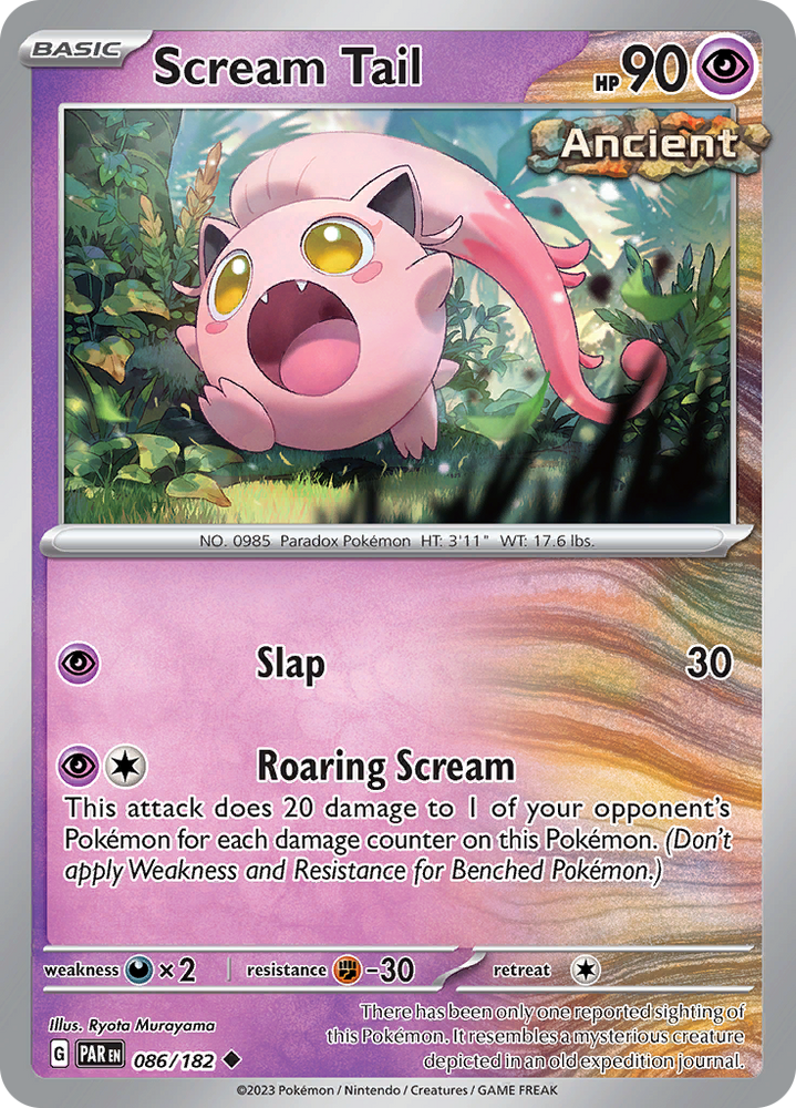 Scream Tail (086/182) [Scarlet &amp; Violet: Paradox Rift] 