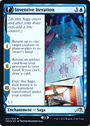 Inventive Iteration // Living Breakthrough [Kamigawa: Neon Dynasty Prerelease Promos] 