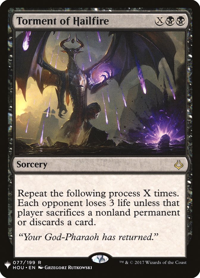 Torment of Hailfire [Mystery Booster] 