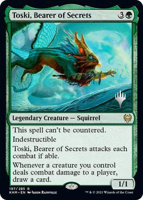 Toski, Bearer of Secrets (Promo Pack) [Kaldheim Promos] 