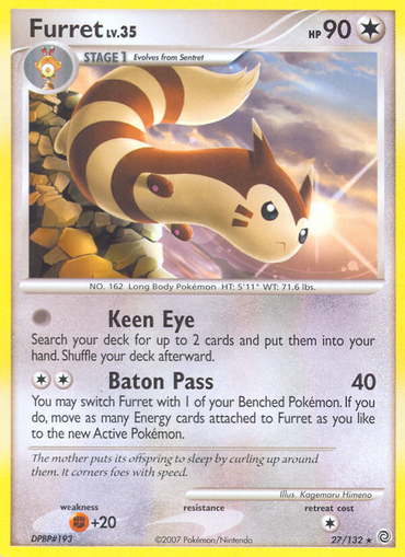 Furret (27/132) [Diamond &amp; Pearl: Secret Wonders] 